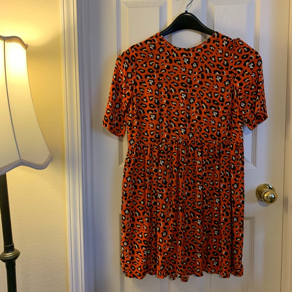 Leopard print dress